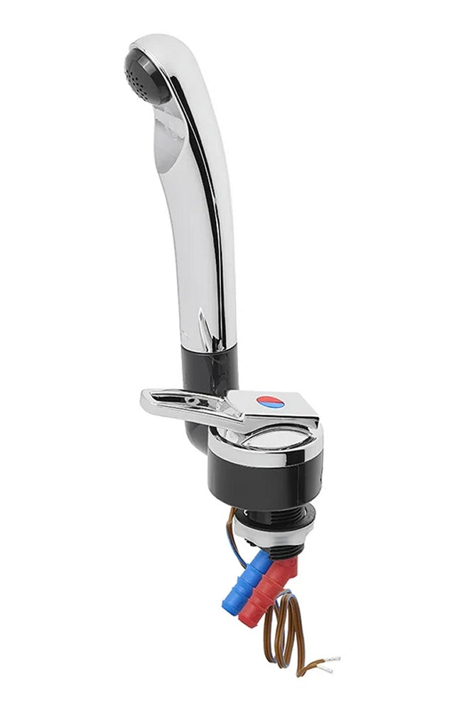 ProPlus 151214V07S Mischbatterie Deluxe Keramikkartusche Ø27mm Chrom/Schwarz