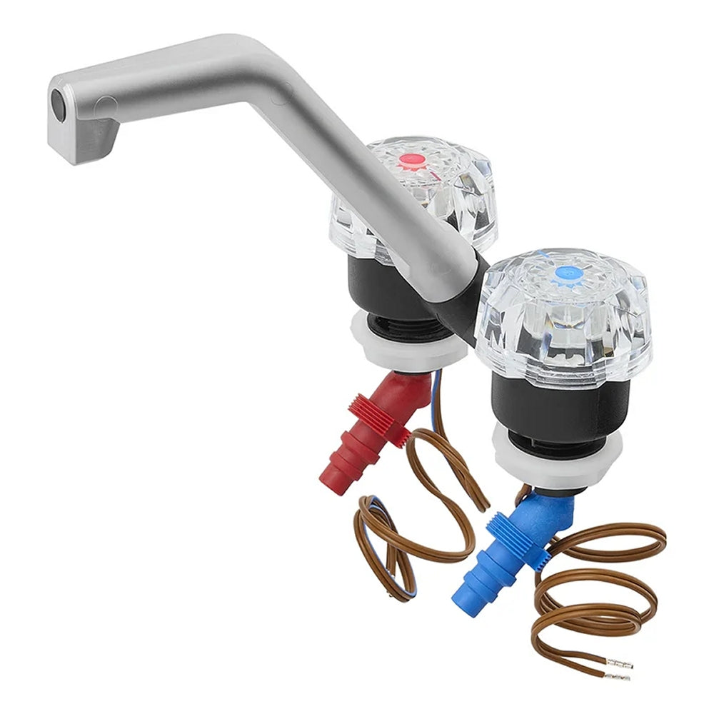 ProPlus 151214V13S Mischbatterie Deluxe Ø20mm Schwarz/Chrom großer Drehknopf