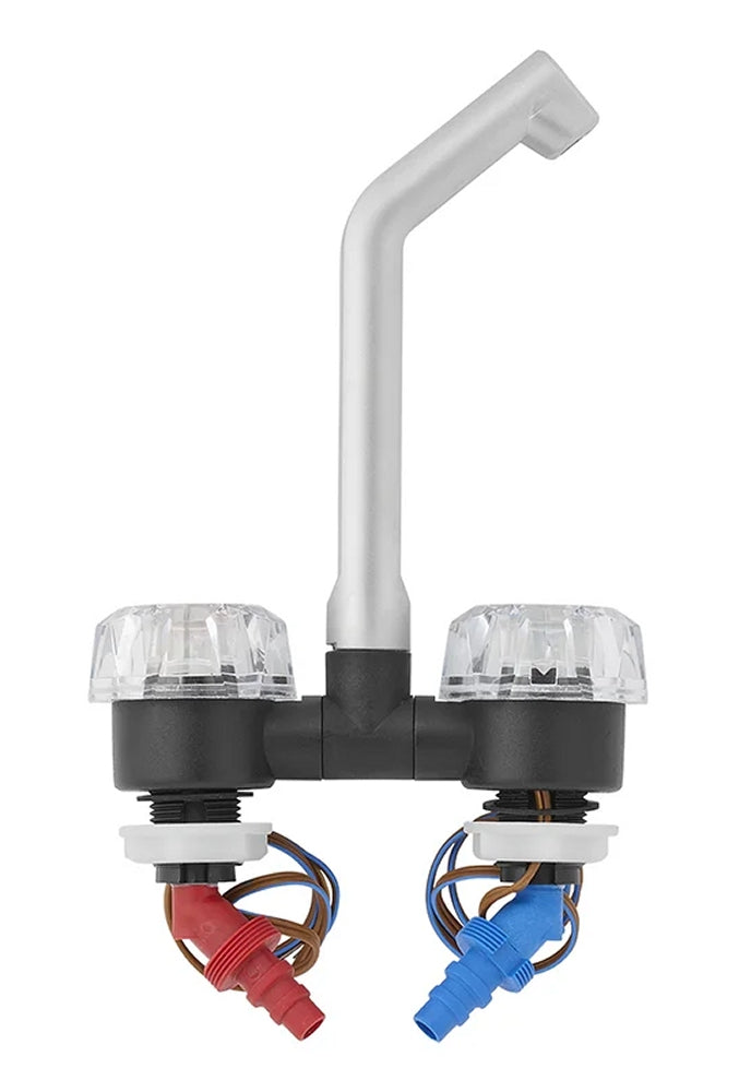 ProPlus 151214V13S Mischbatterie Deluxe Ø20mm Schwarz/Chrom großer Drehknopf