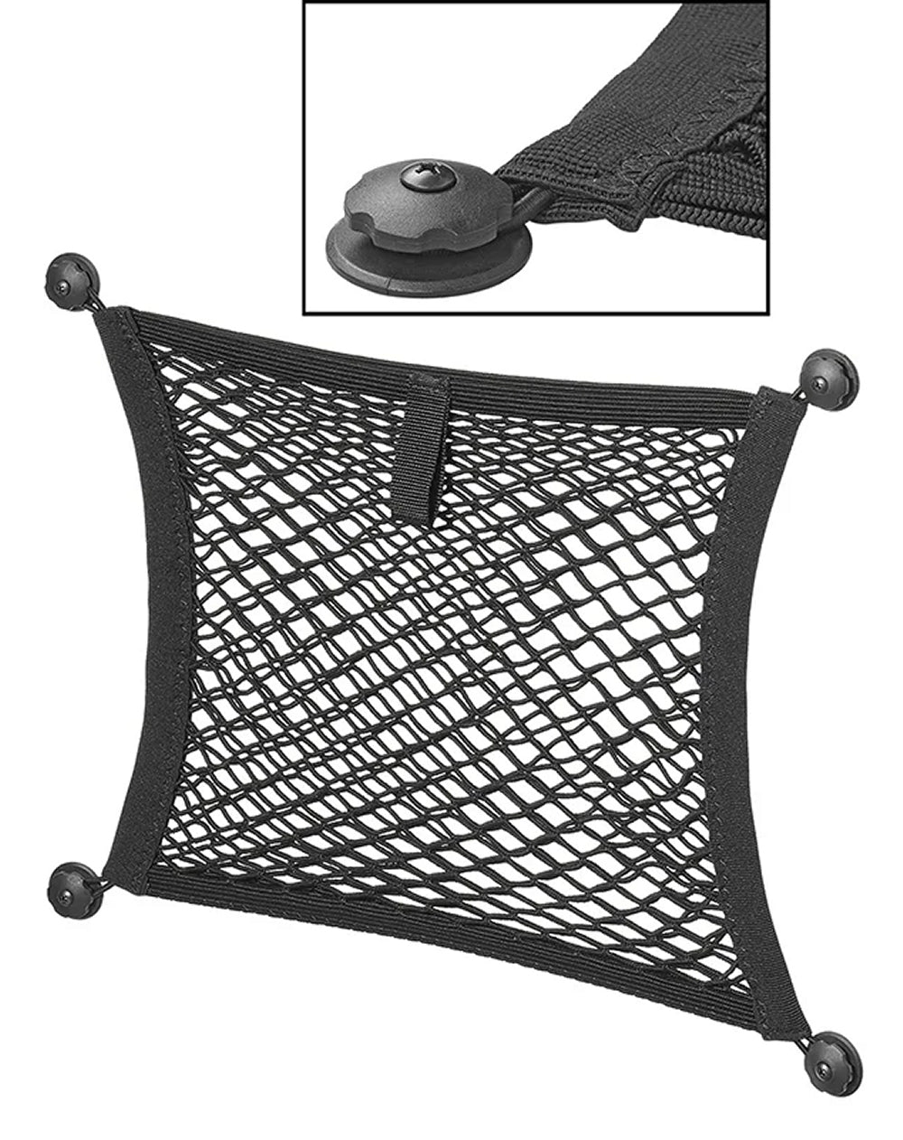 ProPlus 230128 Ablagenetz elastisch 40x34cm doppel selbstklebend und mit Schraubbefestigung