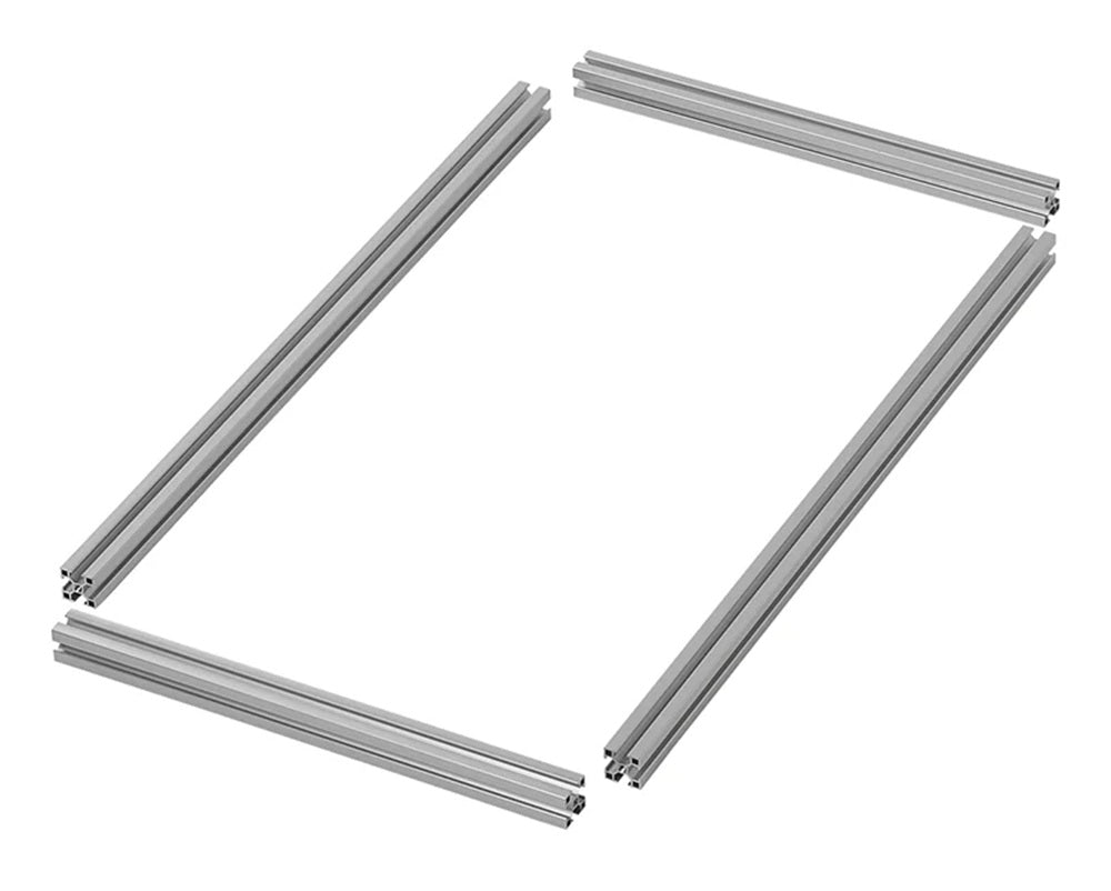 ProPlus 230400AC02 Aufbewahrungssystem Aluminium für Wohnmobilgarage Erweiterungspaket mit Trägern