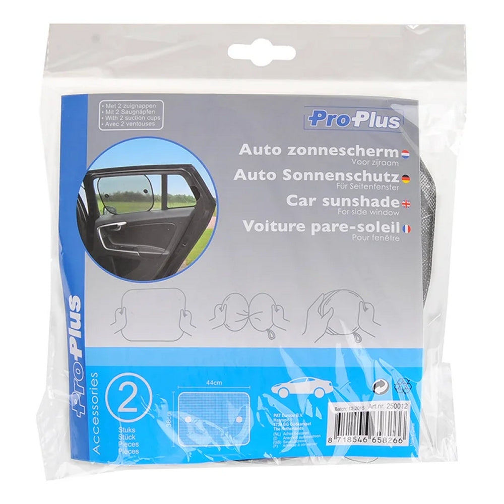 ProPlus 250012 2 Stück Auto Sonnenschutz für Seitenfenster Sonnenblende