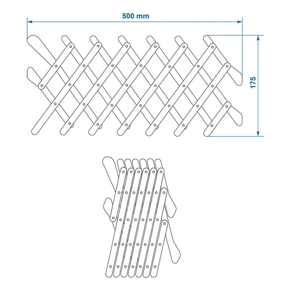 ProPlus 250053 Lüftungsgitter für Autoscheibe Frischluftgitter