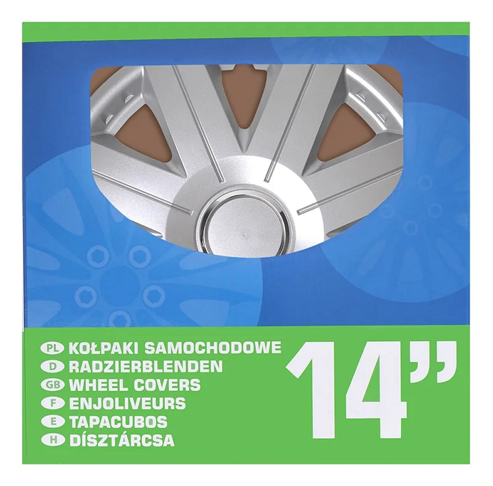 ProPlus 310824S Satz Radblenden Radkappen Cosmos 14 Zoll 4 Stück