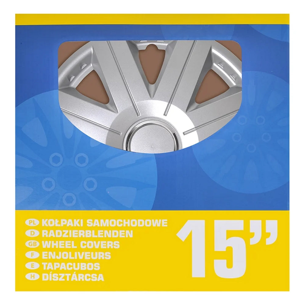 ProPlus 310826S Satz Radblenden Radkappen Cosmos 15 Zoll 4 Stück