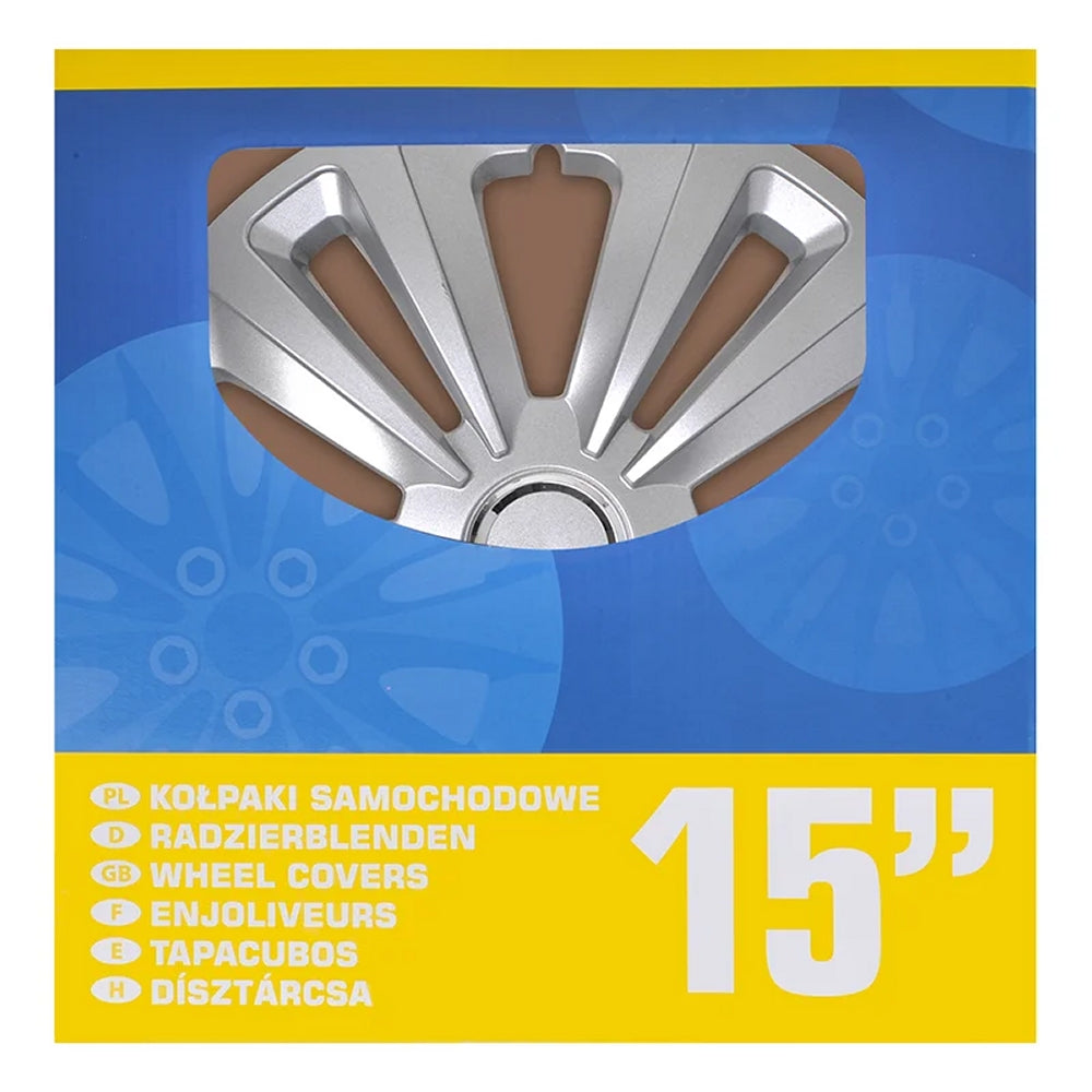 ProPlus 310834S Satz Radblenden Radkappen Terra 15 Zoll 4 Stück