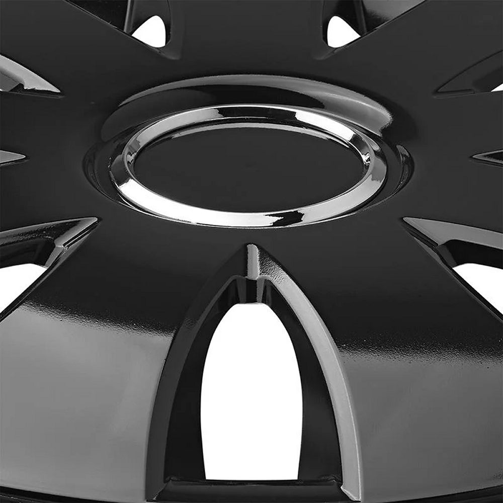 ProPlus 310846S Satz Radblenden Radkappen Aura Schwarz 13 Zoll 4 Stück