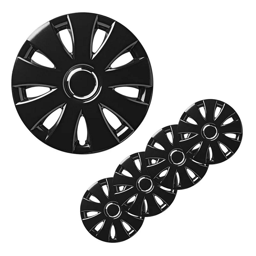 ProPlus 310848S Satz Radblenden Radkappen Aura Schwarz 14 Zoll 4 Stück