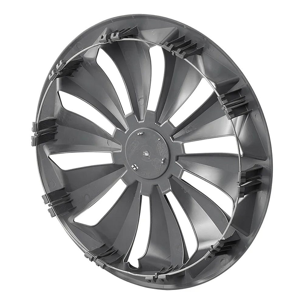 ProPlus 310858S Satz Radblenden Radkappen Fox Schwarz 15 Zoll 4 Stück