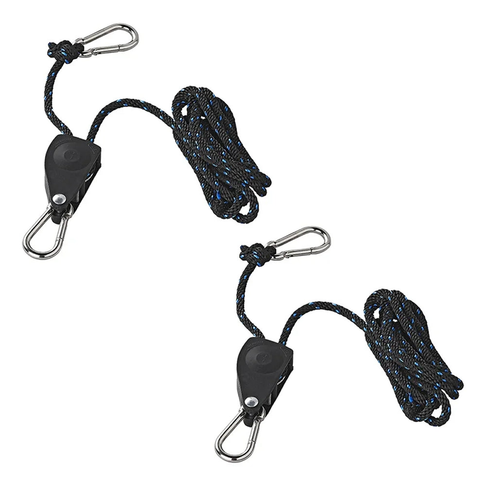 ProPlus 320054V01 2 Stück Flaschenzug mit Ratsche und Seil136kg Seilzug