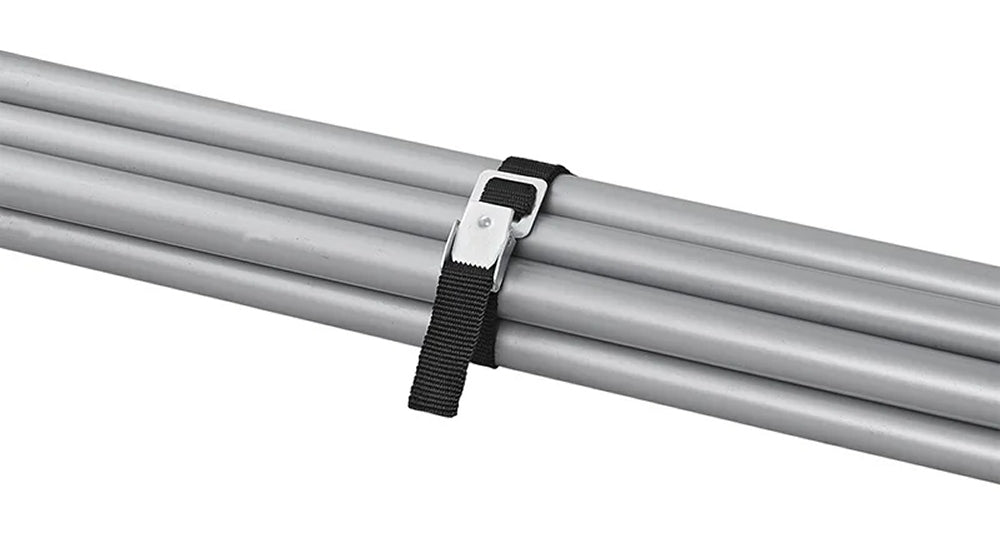 ProPlus 321287 Set Spannriemen mit Metallschnalle Breite 18mm Länge 30cm 2 Stück