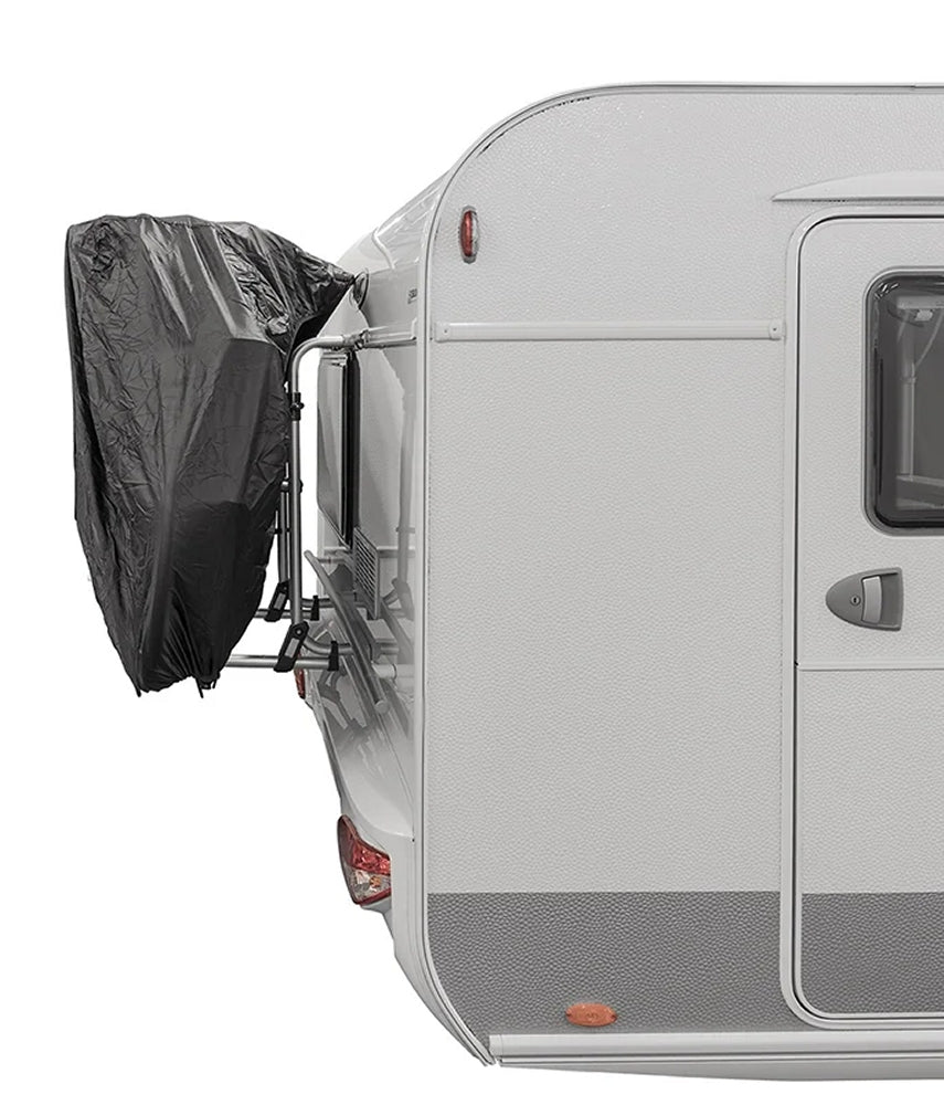 ProPlus 330286 Fahrradschutzhülle für 2 Fahrräder mit Sichttasche für Warnschild