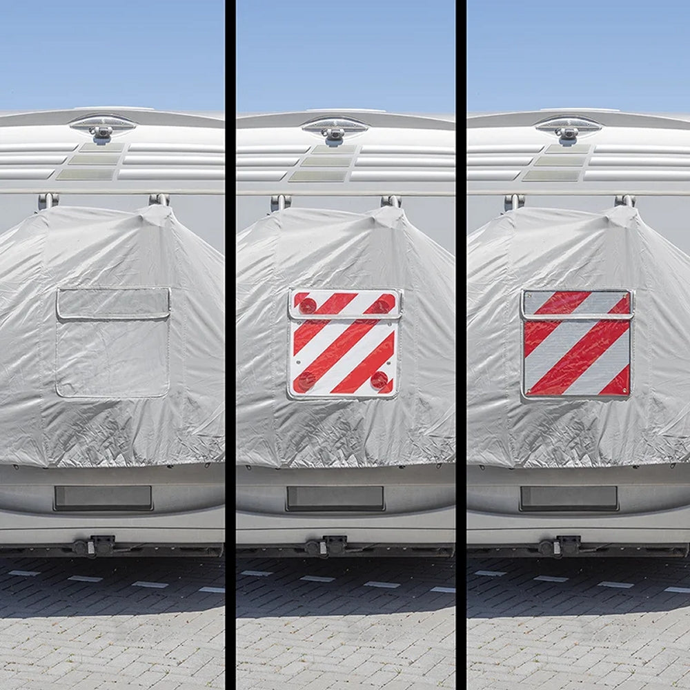 ProPlus 330286V02 Fahrradschutzhülle XL für 2 Fahrräder mit Sichttasche für Warnschild