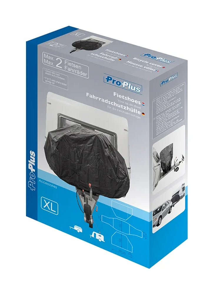 ProPlus 330291 Fahrradschutzhülle XL für 2 Fahrräder für die Deichselmontage
