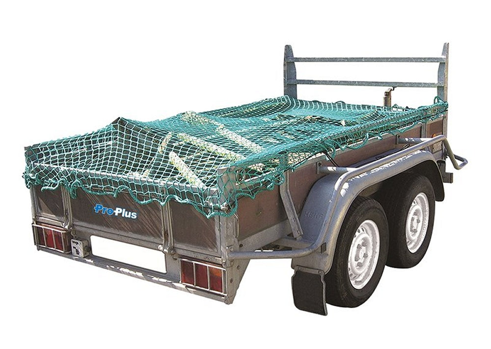 ProPlus 340745 Ladungssicherungsnetz Anhängernetz 2,5 x 4,0m mit GUMMIZUG
