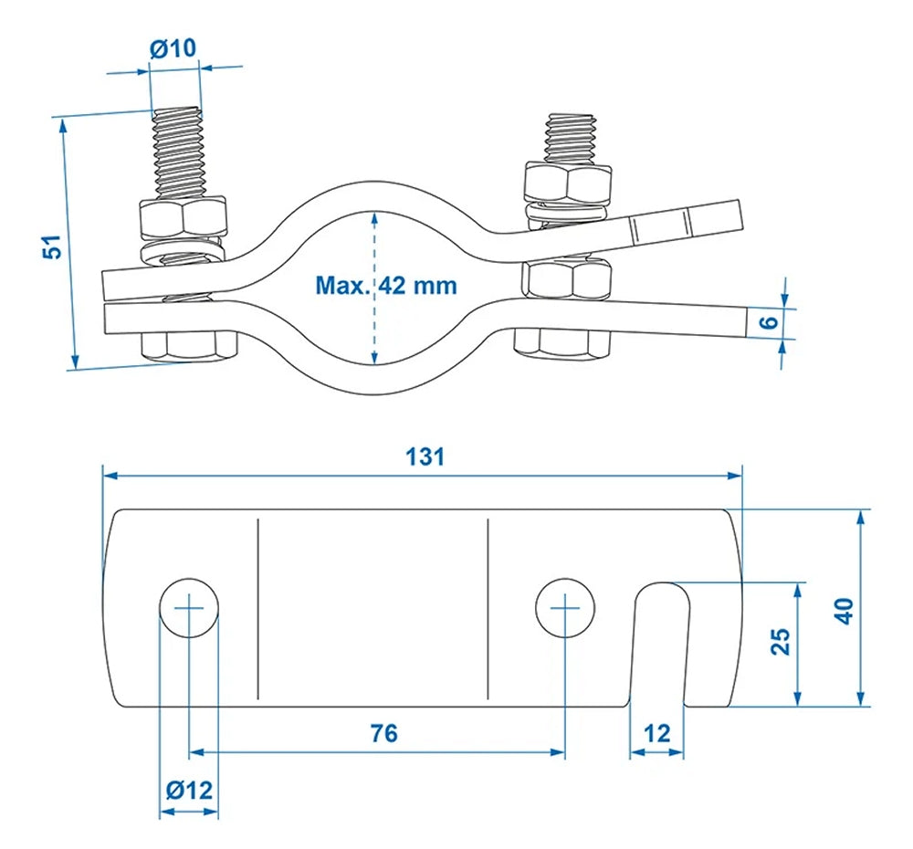 ProPlus 341205 Sicherheitskupplung mit Falz für Abreißseil Anhänger