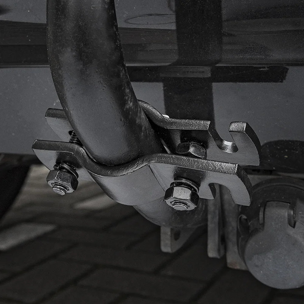 ProPlus 341205B Sicherheitskupplung mit Falz Schwarz für Abreißseil Anhänger