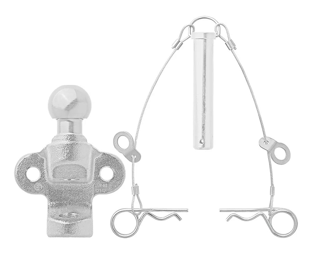 ProPlus 341213V01 Anhängerkupplung silber zweifach Ausführung max. 3,5t D-Wert 17,2kN