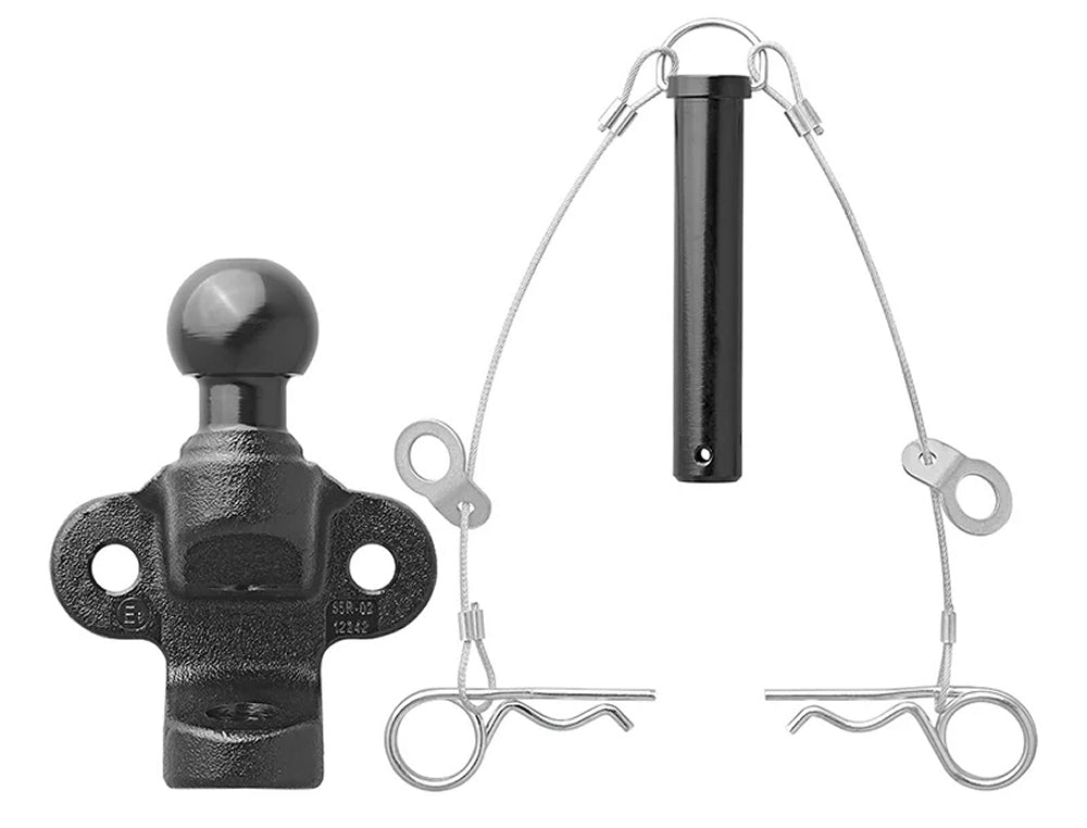 ProPlus 341213V02 Anhängerkupplung schwarz zweifach Ausführung max. 3,5t D-Wert 17,2kN