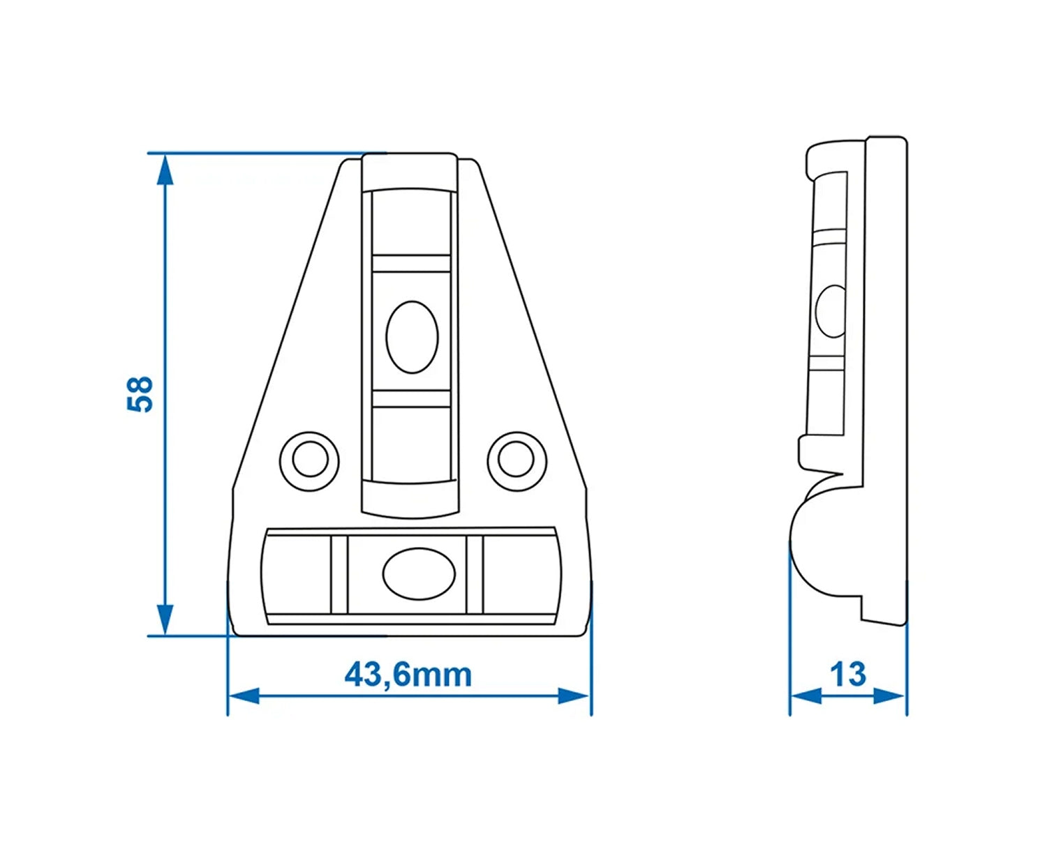 ProPlus 341214 Kreuzwasserwaage Wasserwaage Pyramide