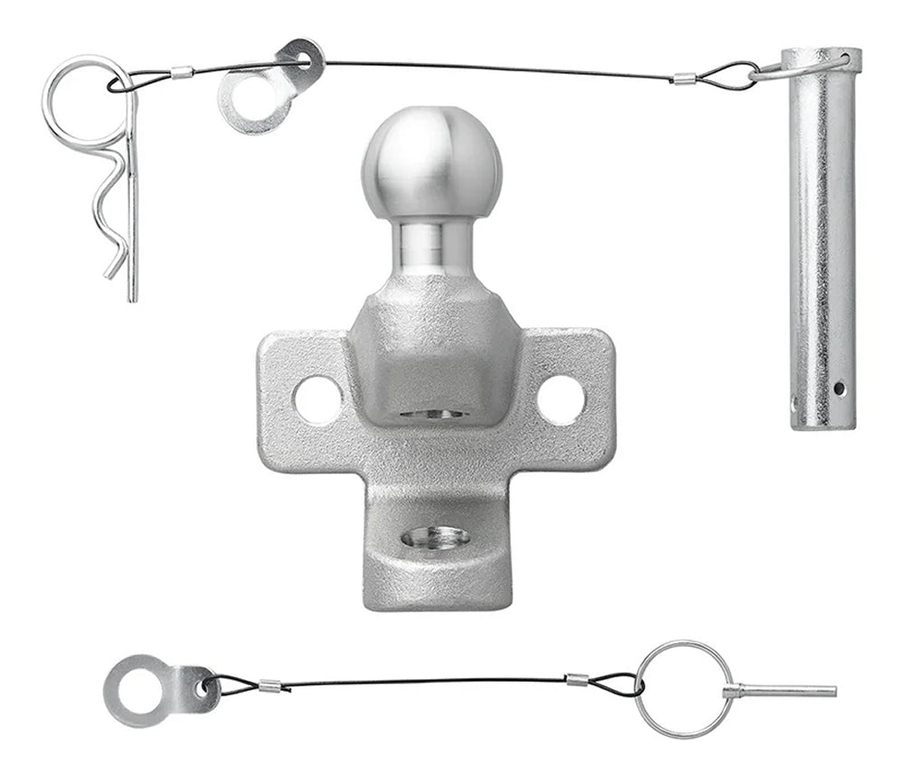 ProPlus 341216V01 Anhängerkupplung silber zweifach Ausführung max. 3,5t D-Wert 20,2kN