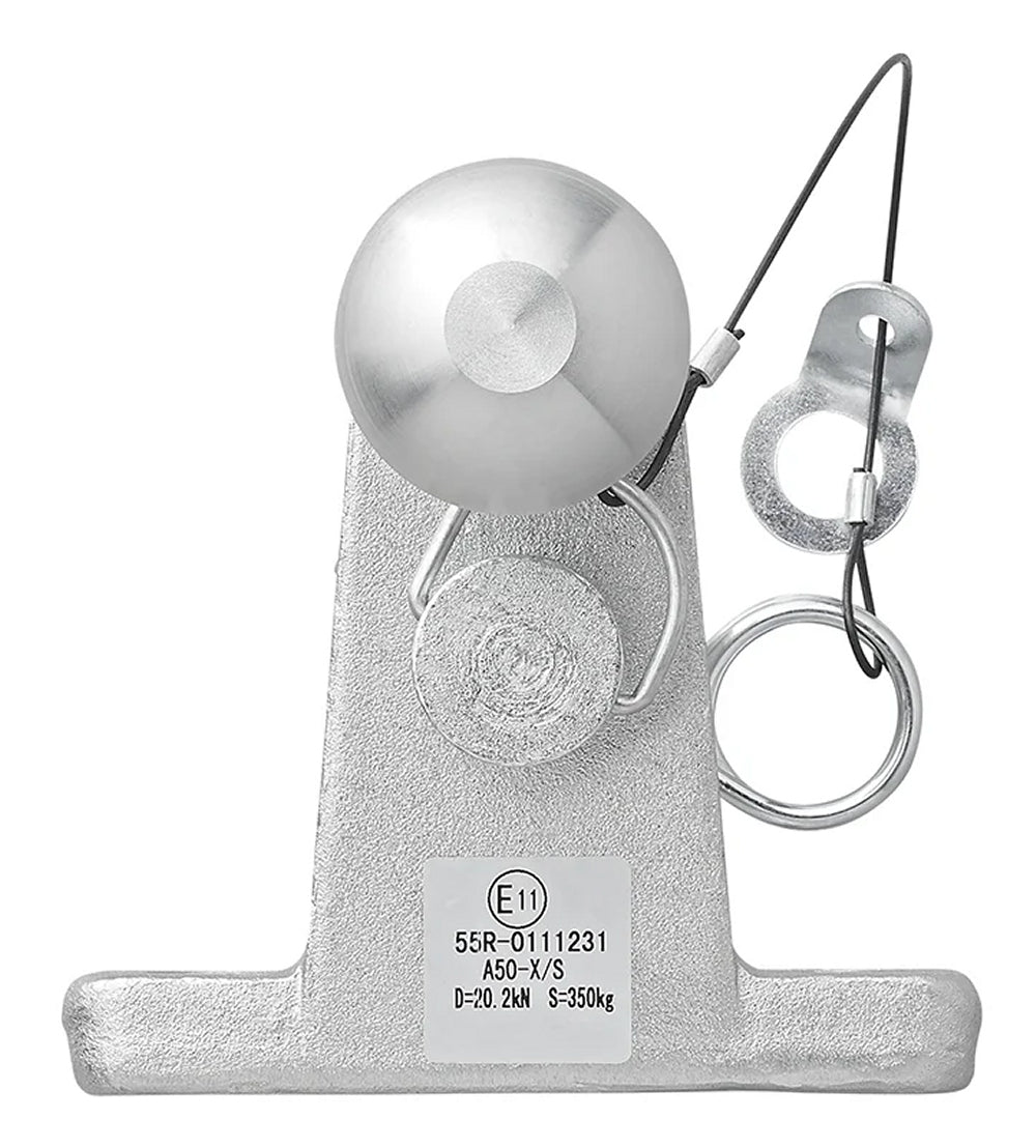 ProPlus 341216V01 Anhängerkupplung silber zweifach Ausführung max. 3,5t D-Wert 20,2kN