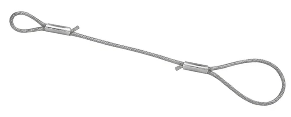 ProPlus 341298 Abreißseil 40cm mit Schlaufen für Anhängerkupplung