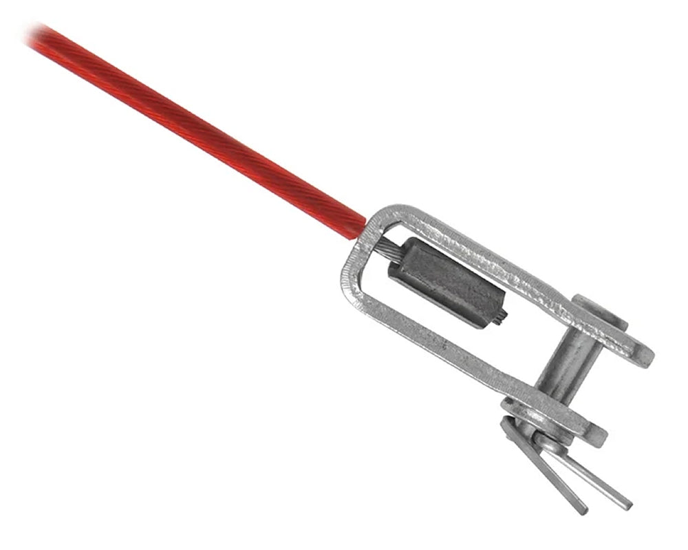 ProPlus 341303 Abreißseil 1m mit Gabelkopf für Anhängerkupplung