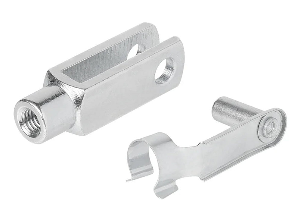 ProPlus 341309 2 Stück Gabelkopf M8 58mm Verbindungselement Bremsseile