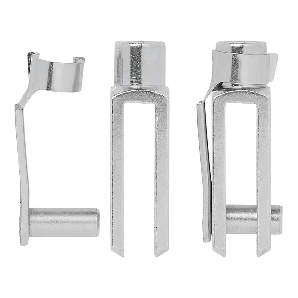 ProPlus 341309 2 Stück Gabelkopf M8 58mm Verbindungselement Bremsseile