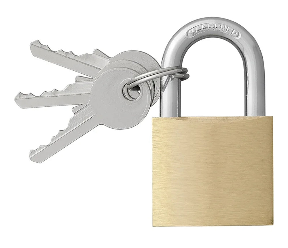 ProPlus 341313 Vorhängeschloss 3 Schlüssel 30mm Messing