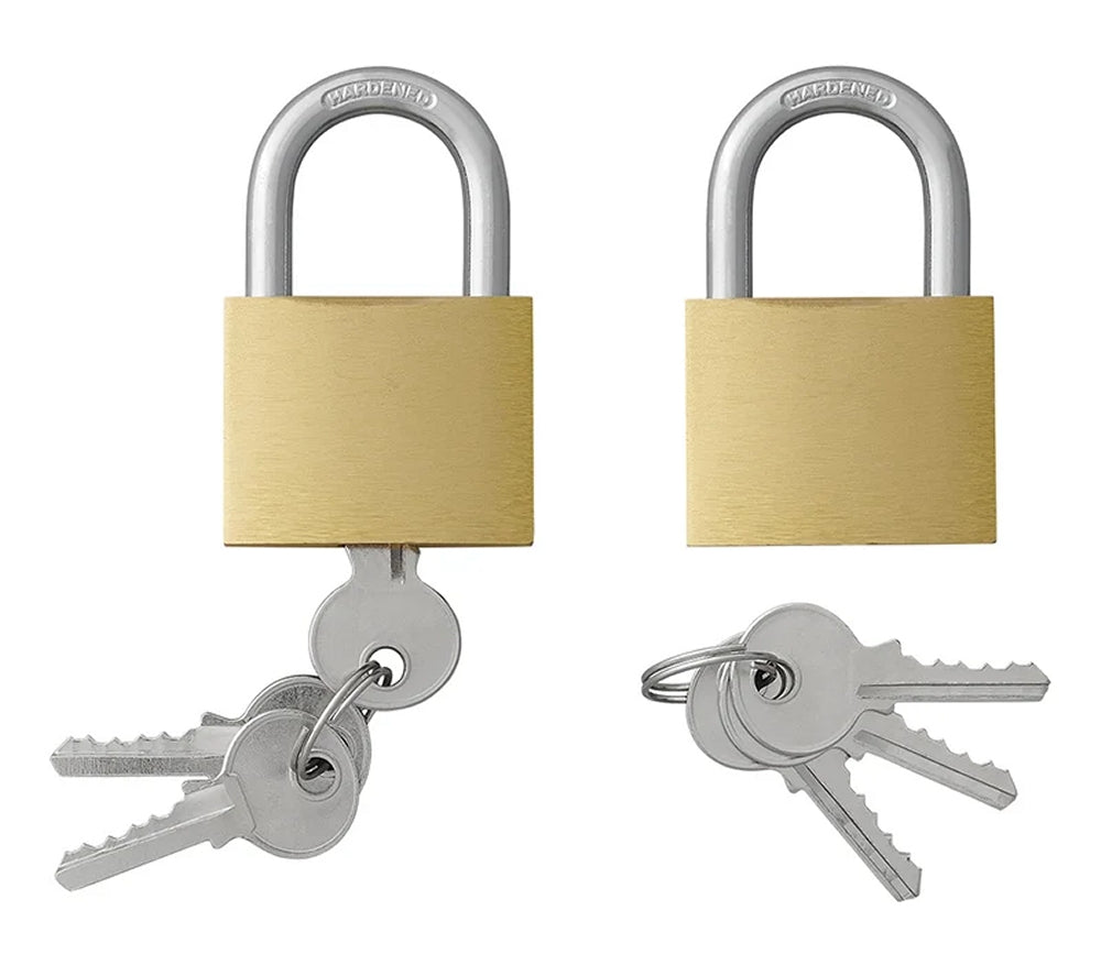 ProPlus 341314 Vorhängeschloss 3 Schlüssel 40mm Messing