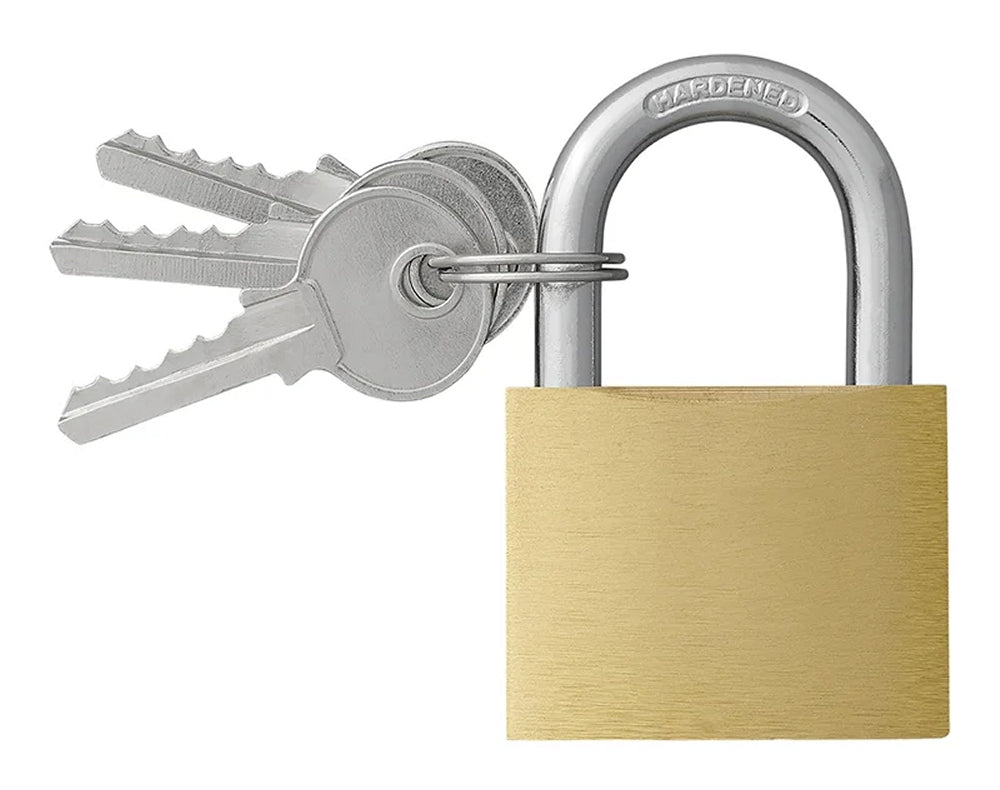ProPlus 341314 Vorhängeschloss 3 Schlüssel 40mm Messing