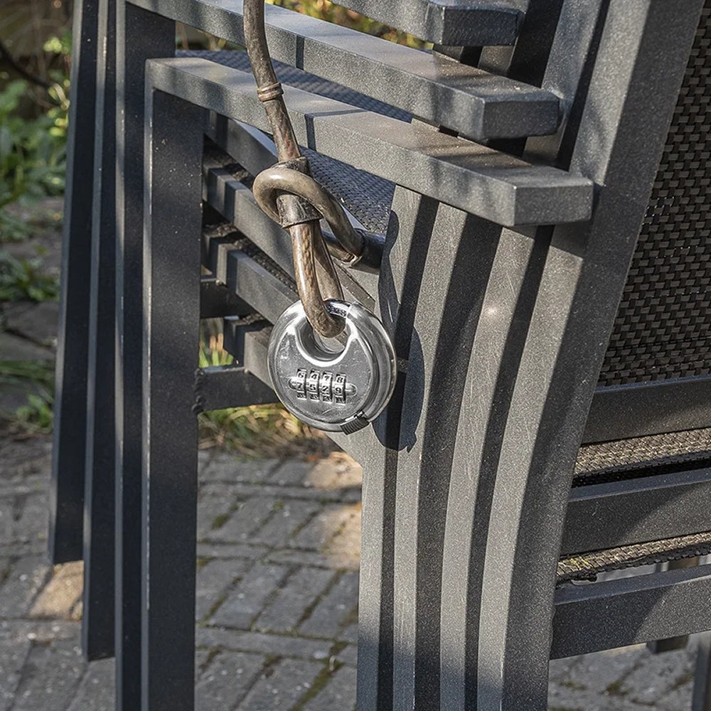 ProPlus 341317 Rundbügel Vorhängeschloss Zahlenkombination 4stellig