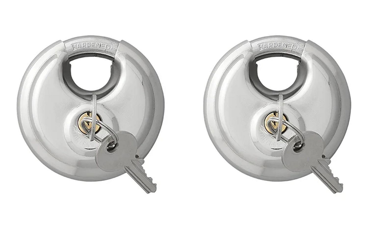 ProPlus 341319 Paar Rundschloß Vorhängeschloss gleichschließende Ausführung