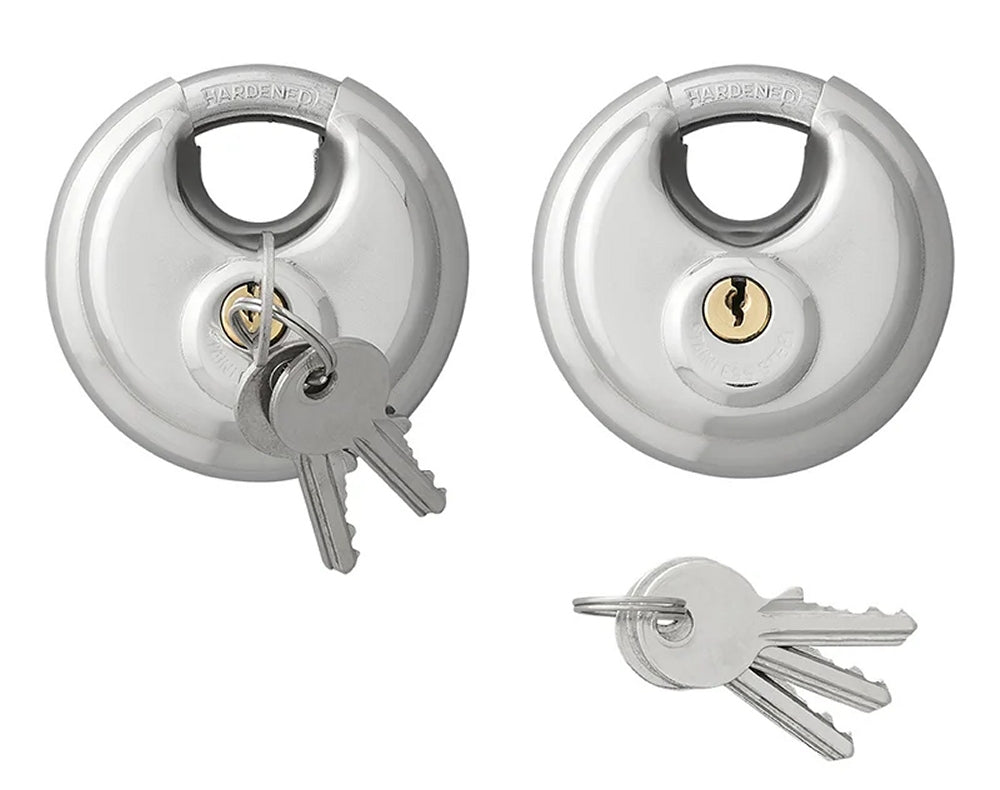 ProPlus 341320 Rundbügel Vorhängeschloss je 3 Schlüssel Ø 70mm