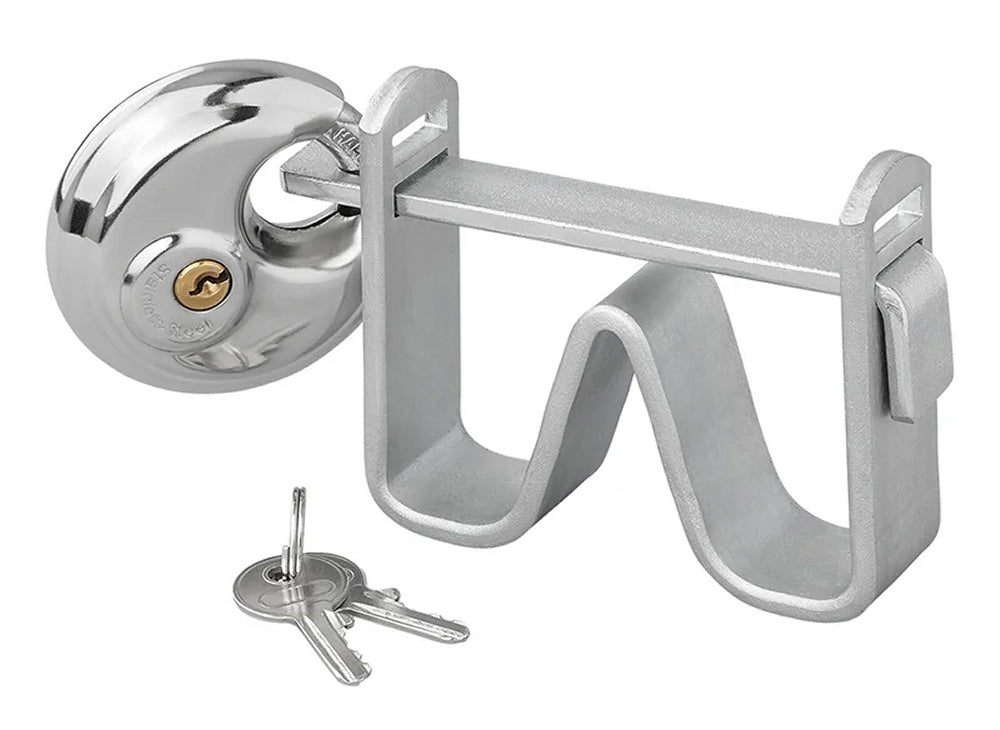 ProPlus 341323 Kupplungsschloss Bügelmodell mit Rundbügel Vorhängeschloss