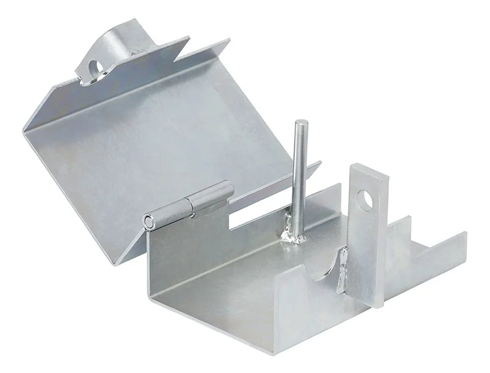 ProPlus 341324 Diebstahlsicherung Kastenschloss klappbar OHNE Schloss für Anhänger