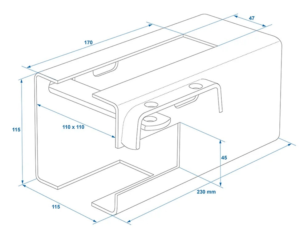 ProPlus 341325 Diebstahlsicherung Kastenschloß für Anhänger OHNE Rundschloss