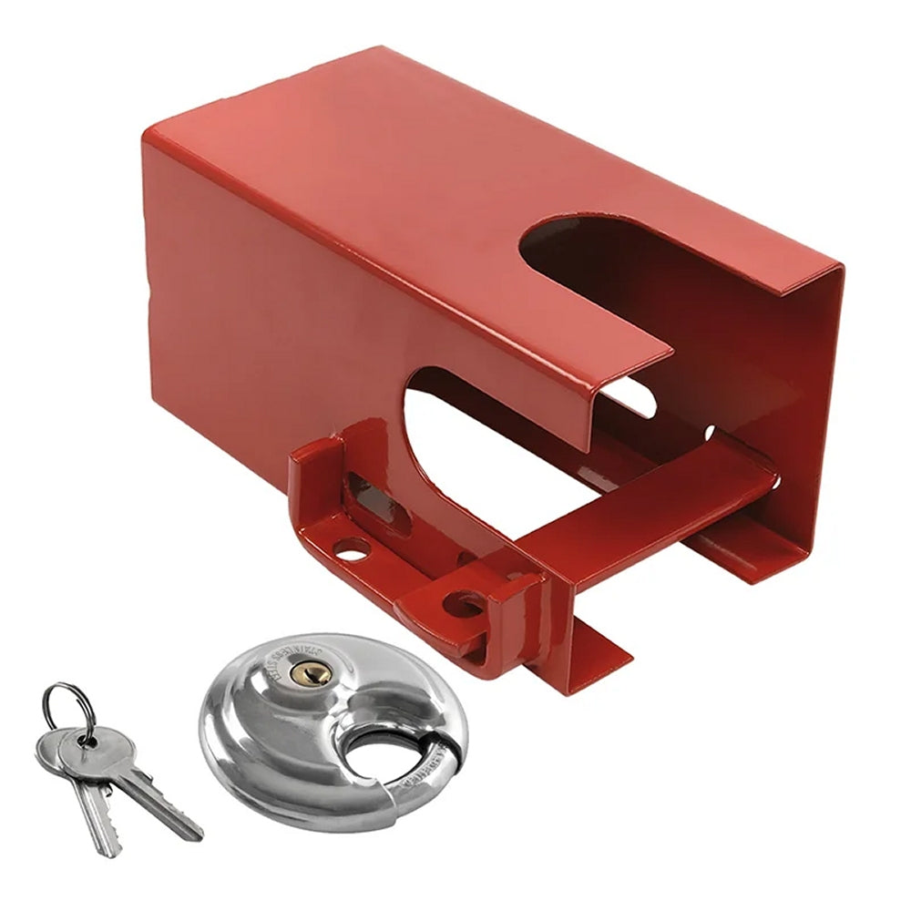 ProPlus 341325PMS Diebstahlsicherung Kastenschloss mit Rundbügel Vorhängeschloss für Anhänger