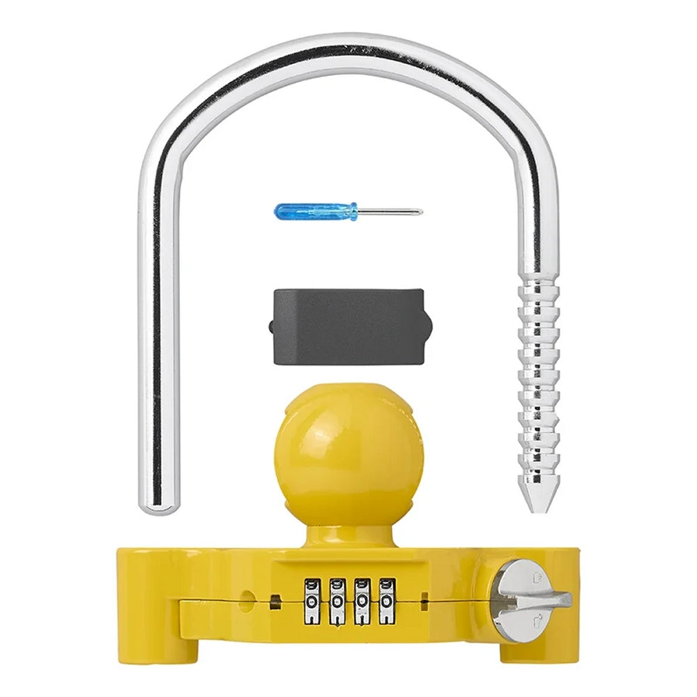 ProPlus 341329V01 Kupplungsschloss mit Zahlenschloss Diebstahlsicherung