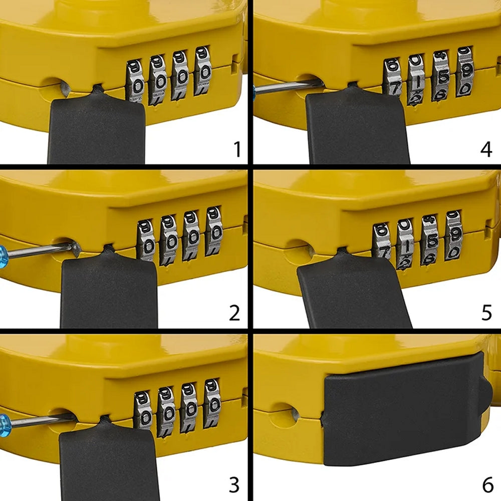 ProPlus 341329V01 Kupplungsschloss mit Zahlenschloss Diebstahlsicherung