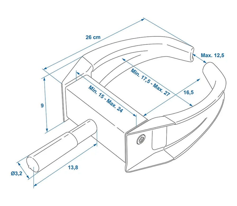 ProPlus 341339 Radkralle universal kompakt Diebstahlschutz Diebstahlsicherung
