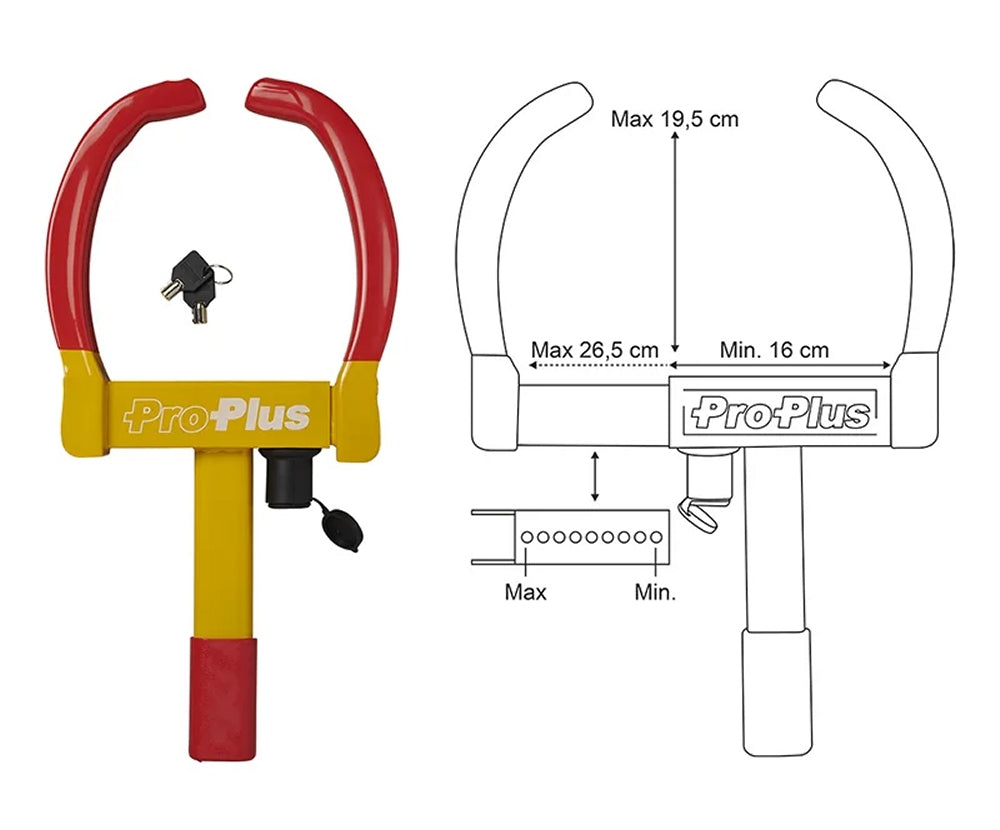 ProPlus 341341 Radkralle universal Diebstahlschutz Diebstahlsicherung