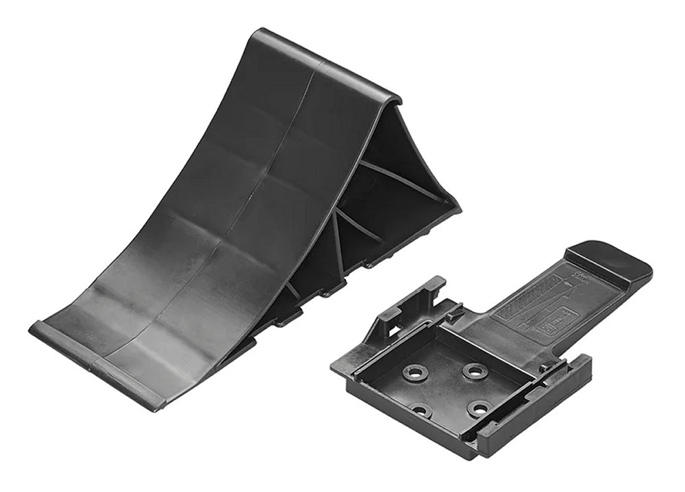 ProPlus 341346BK Unterlegkeil Kunststoff Schwarz mit Halter flach