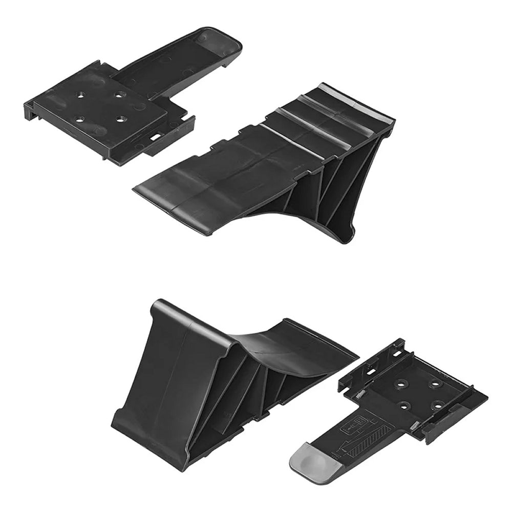 ProPlus 341346BK Unterlegkeil Kunststoff Schwarz mit Halter flach