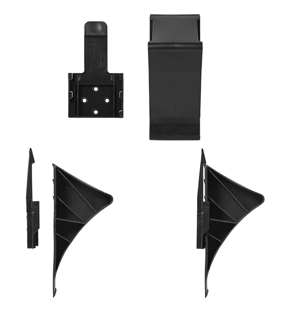 ProPlus 341346BK Unterlegkeil Kunststoff Schwarz mit Halter flach