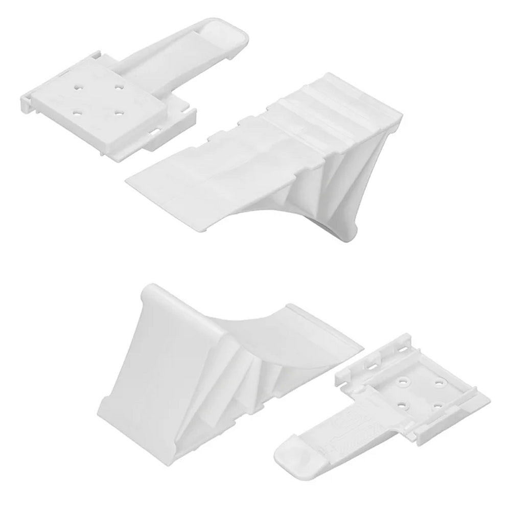 ProPlus 341346WH Unterlegkeil Kunststoff Weiß mit Halter flach