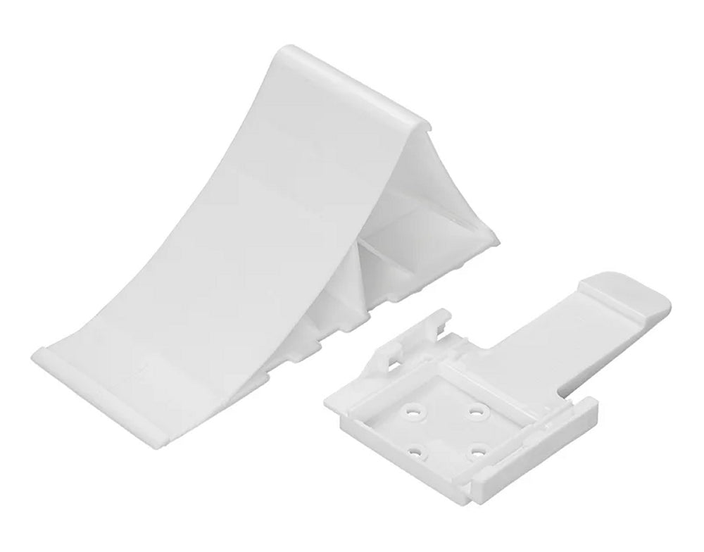 ProPlus 341346WH Unterlegkeil Kunststoff Weiß mit Halter flach