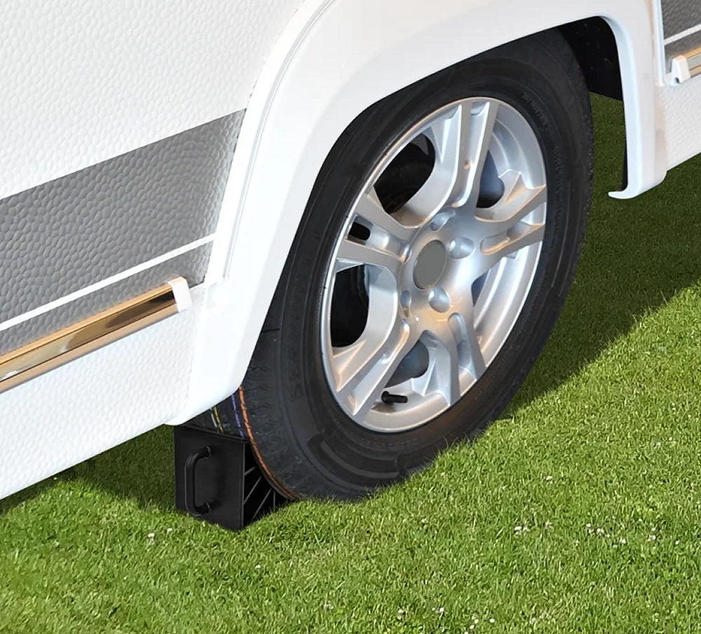 ProPlus 341347 Paar Unterlegkeile mit Griff Bremskeile Wohnwagen Anhänger